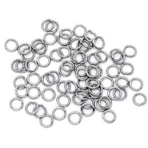 Šperky4U komponenty - ocelový kroužek 1,0x6 mm - OK1055