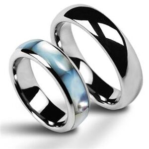 NUBIS® NWF1019 Dámský snubní prsten s perletí - velikost 55 - NWF1019-55