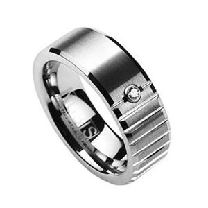 NUBIS® NWF1017 Dámský snubní prsten se zirkonem - velikost 53 - NWF1017-Zr-53