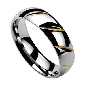 NUBIS® NSS3001 Dámský snubní prsten ocel - velikost 57 - NSS3001-57