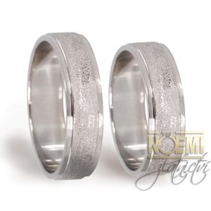 Snubní prsteny z bílého zlata 0100+ DÁREK ZDARMA