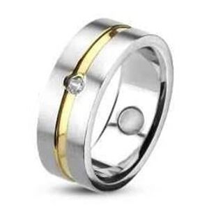 Spikes USA Ocelový prsten šíře 8 mm - velikost 65 - OPR1391-65
