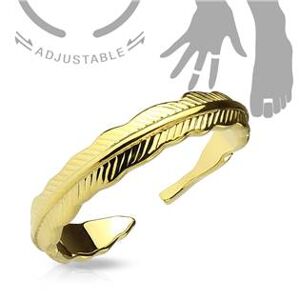 Šperky4U Zlacený prsten na nohu - velikost universální - PNB1015