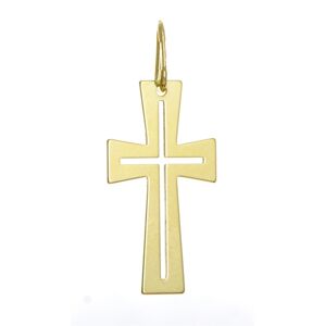 Zlatý přívěšek křížek PA1538F
