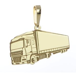 Zlatý přívěšek kamion PA1120ZFV + Dárek zdarma