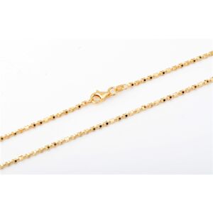 Stříbrný pozlacený náhrdelník 63743F 42 cm
