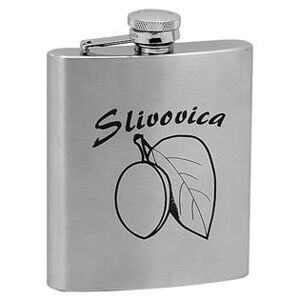 Lucca di Maggio® Ocelová kapesní lahev - placatka 220ml v dárkovém balení - 97047
