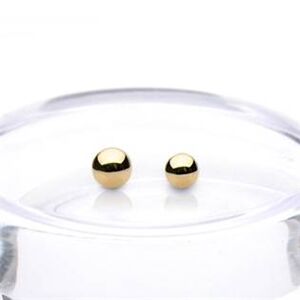 Šperky4U Náhradní kulička zlatá pro závit 1,6 mm, 585/1000 - ZL01161-1603-YG