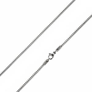 Šperky4U Ocelový řetízek čtvercový, tl. 1,5 mm - OPE1007-015-55