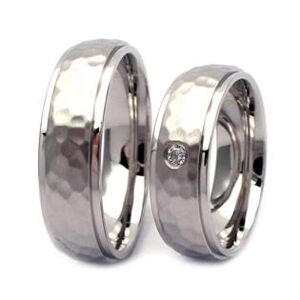 NUBIS® Dámský snubní prsten se ocel zirkon, šíře 6 mm, vel. 52 - velikost 52 - NSS3010-ZR-52
