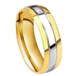 Šperky4U Ocelový prsten, šíře 6 mm, vel. 62 - velikost 62 - OPR0040-62