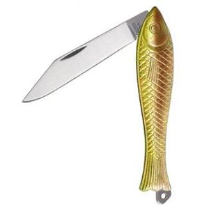 MIKOV Otvírací kapesní nůž rybička zlato-zelená - V1707651