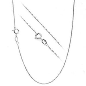 Šperky4U Stříbrný řetízek - čtvercový s drobnými kuličkami, tl. 1 mm, délka 45 cm - NB-7003-45