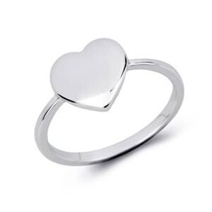 NUBIS® Stříbrný prsten srdce - velikost 58 - NB-5033-58