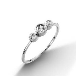 NUBIS® Stříbrný prsten se zirkony - velikost 50 - NB-5027-50