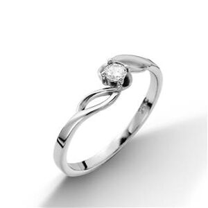 NUBIS® Stříbrný prsten se zirkonem - velikost 52 - NB-5005-52