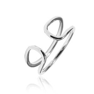 Dámský stříbrný prsten bez kamínků STRP0369F