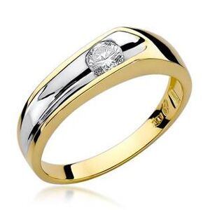 NUBIS® Zlatý prsten s diamantem - W-015G