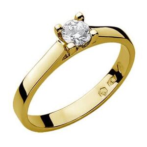 NUBIS® Zlatý zásnubní prsten s diamantem - W-221-0.25G