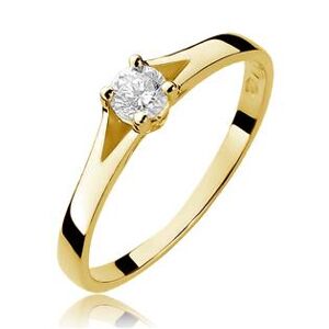 NUBIS® Zlatý zásnubní prsten s diamantem - W-240G