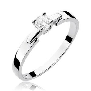 NUBIS® Zlatý zásnubní prsten s diamantem - W-241W