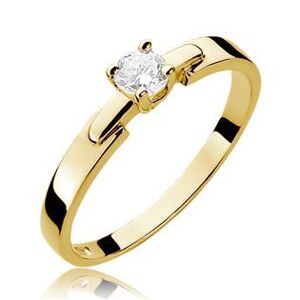 NUBIS® Zlatý zásnubní prsten s diamantem - W-241G