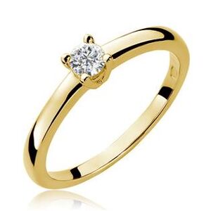 NUBIS® Zlatý zásnubní prsten s diamantem - W-292G