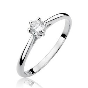 NUBIS® Zlatý zásnubní prsten s diamantem - W-365W