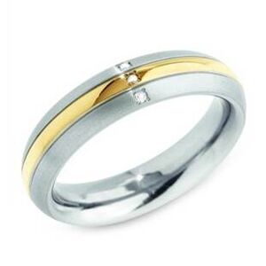 BOCCIA® Dámský titanový snubní prsten s diamanty 0131-04 - velikost 57 - 0131-0457