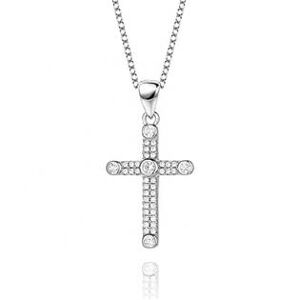 NUBIS® Střibrný náhrdelník s křížkem - NB-2233