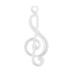 Šperky4U Stříbrný přívěšek houslový klíč - KST1142