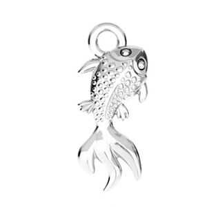 Šperky4U Stříbrný přívěšek rybka - KST1151
