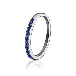 NUBIS® Stříbrný prsten se zirkony - velikost 53 - NB-5102-53