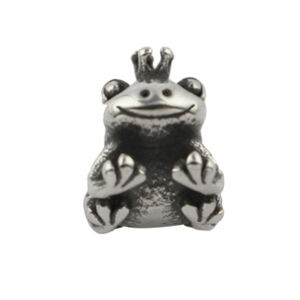 Šperky4U Navlékací ocelový přívěšek korálek - žabka - K0116