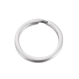 Šperky4U Ocelový kroužek na klíče, pr. 25 mm - KX0001-25