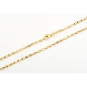 Dámský stříbrný pozlacený náhrdelník STNAH0143F 50cm + dárek zdarma