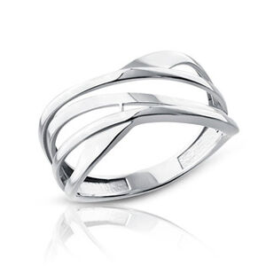 NUBIS® Stříbrný prsten - velikost 52 - NB-5504-52