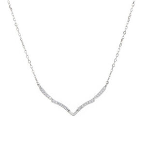 NUBIS® Stříbrný náhrdelník se zirkony - NB-2278