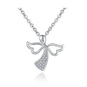 Šperky4U Stříbrný náhrdelník s andílkem - ZB87982