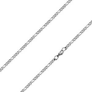Šperky4U Ocelový řetízek figaro, tl. 4 mm - OPE1010-040-60