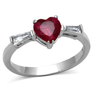 Šperky4U Ocelový prsten srdce - velikost 60 - AL-0126-60