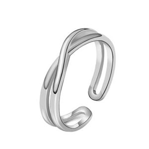 Šperky4U Stříbrný prstýnek - velikost universální - NB-5516