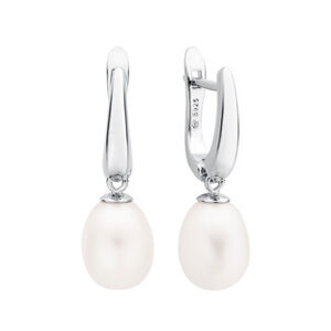 GAURA Perlové náušnice – bílé přírodní perly - GA1071