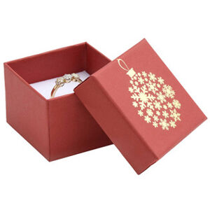 Šperky4U Vánoční dárková krabička na prsten - KR0467