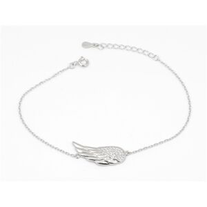 Dámský stříbrný náramek s andělským křídlem 18-20cm STNA0729F