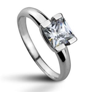 Šperky4U Stříbrný prsten se zirkonem, vel. 60 - velikost 60 - CS2003-60