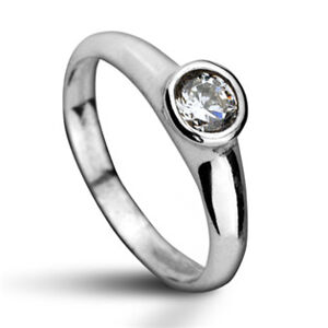 Šperky4U Stříbrný prsten se zirkonem, vel. 54 - velikost 54 - CS2022-54