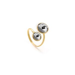Stříbrný pozlacený prsten VICTORIA CRUZ A2052-07DA