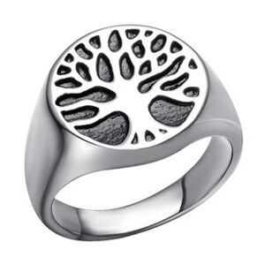 Šperky4U Ocelový prsten strom života - velikost 60 - OPR1891-60