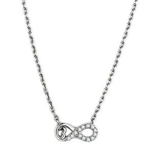 Šperky4U Ocelový náhrdelník - nekonečno, délka 40 cm - OPD0325